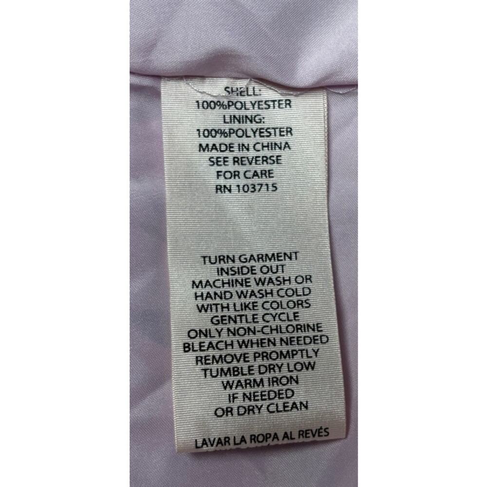 Nannette Lepore Women Dress 8 Fit Flare Midi Long Sleeve Sugar Plum Lined New - Picture 9 of 9
